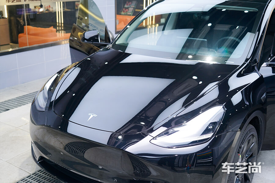 百公里加速幾秒的特斯拉MODEL Y，裝貼威固隔熱膜（15）