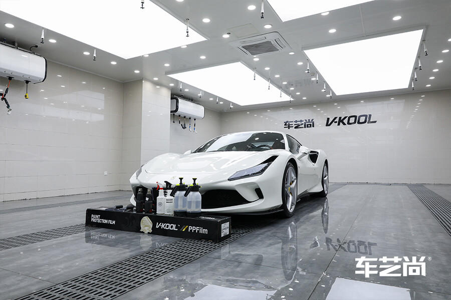 當家跑車法拉利 選擇車藝尚裝貼威固隱形車衣（15）