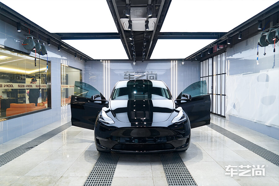 百公里加速幾秒的特斯拉MODEL Y，裝貼威固隔熱膜（18）
