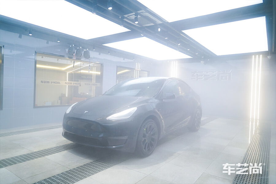 百公里加速幾秒的特斯拉MODEL Y，裝貼威固隔熱膜（1）