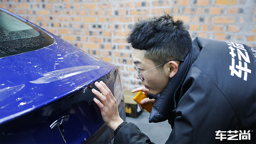特斯拉Model 3選擇車藝尚，施工隱形車衣案例分享（8）