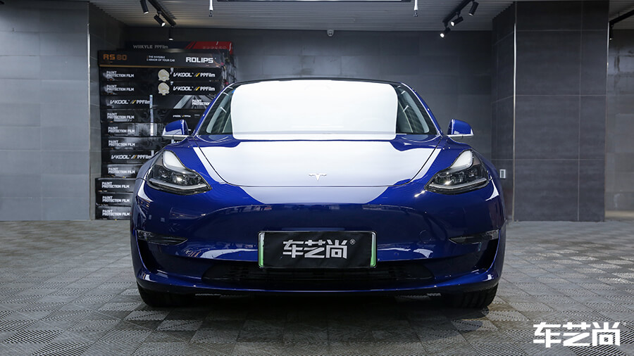 特斯拉Model 3選擇車藝尚，施工隱形車衣案例分享（16）