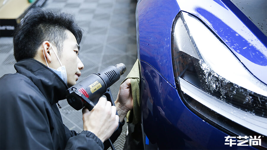 特斯拉Model 3選擇車藝尚，施工隱形車衣案例分享（10）