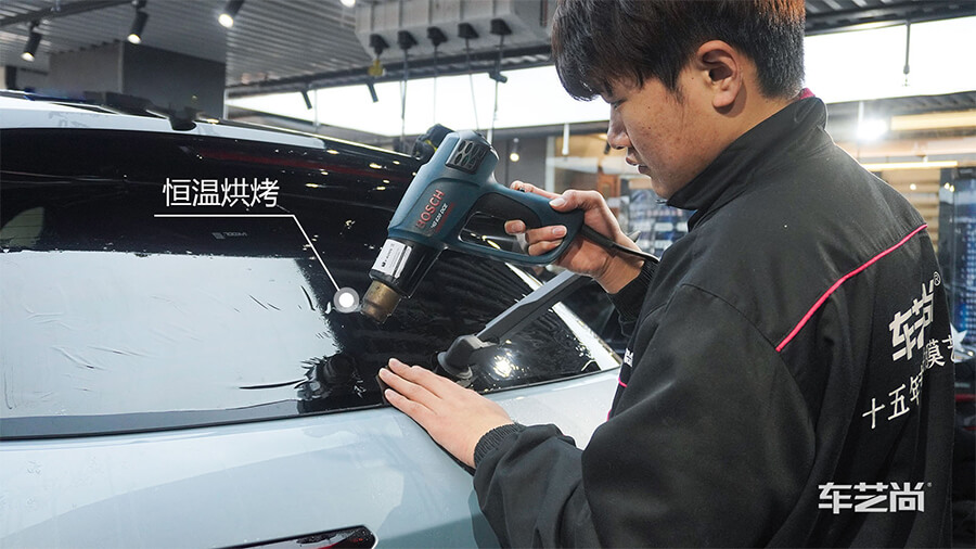 蔚來(lái) ES6裝貼威固隔熱膜（5）