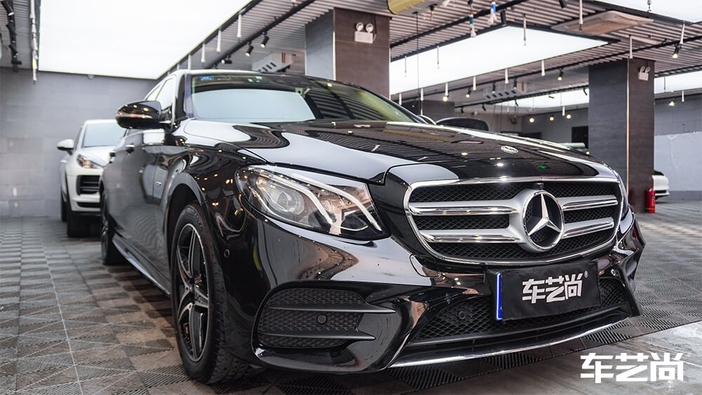 奔馳 E300L施工威固隱形車(chē)衣案例流程展示（11）