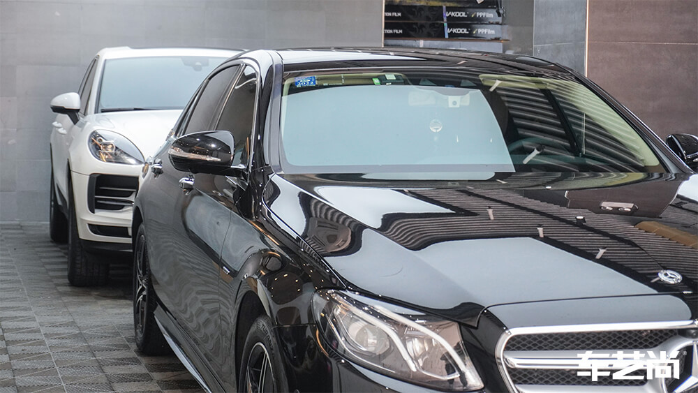 奔馳 E300L施工威固隱形車(chē)衣案例流程展示（10）