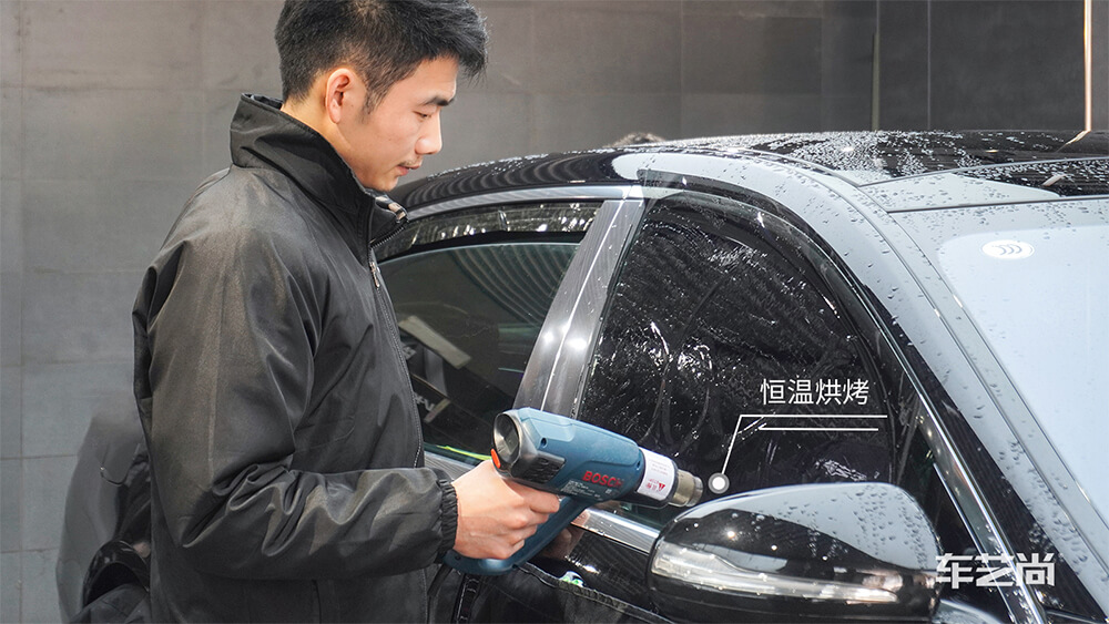 邁巴赫選擇施工威固隱形車(chē)衣，施工流程展示（5）