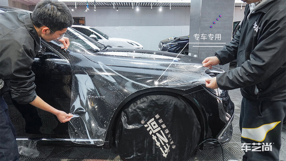 邁巴赫選擇施工威固隱形車(chē)衣，施工流程展示（8）