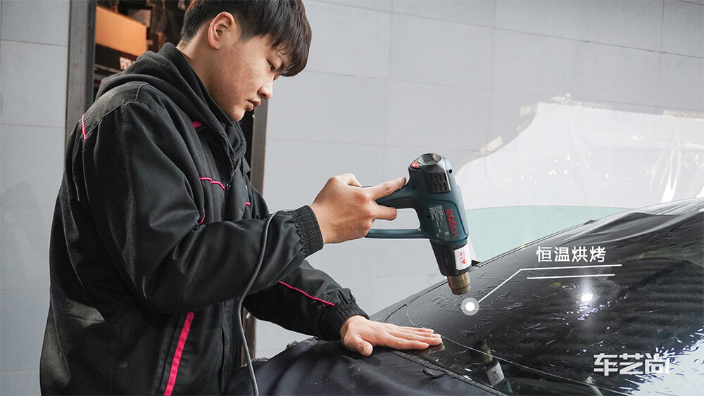 特斯拉Model 3施工威固隔熱膜案例分享（2）