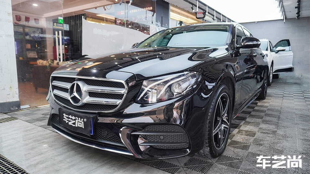 奔馳 E300L施工威固隱形車(chē)衣案例流程展示（12）