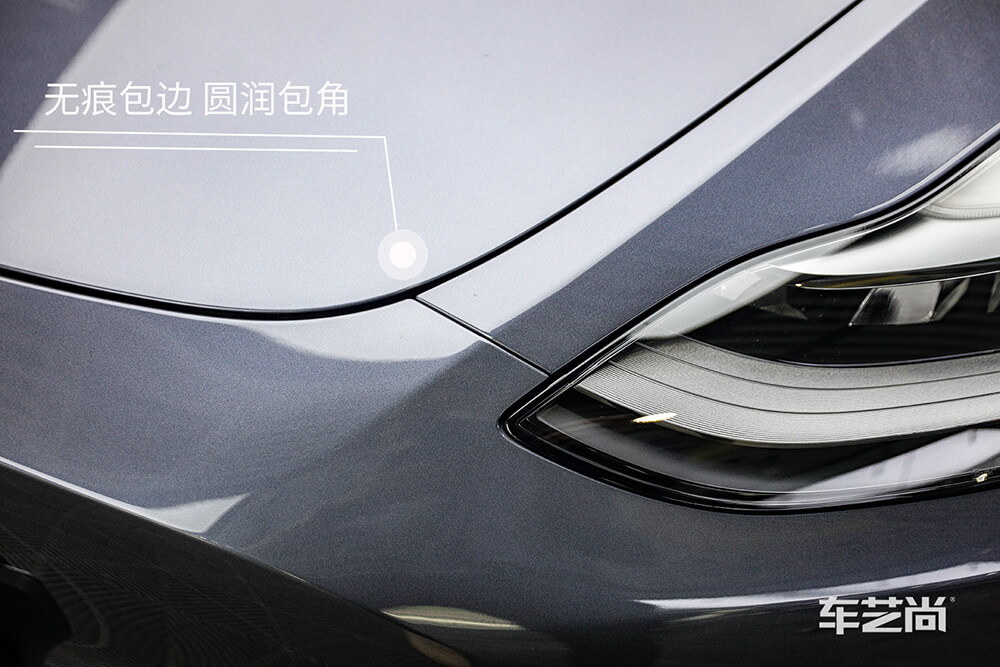 特斯拉Model Y施工威固漆面保護(hù)膜施工效果展示（圖二）