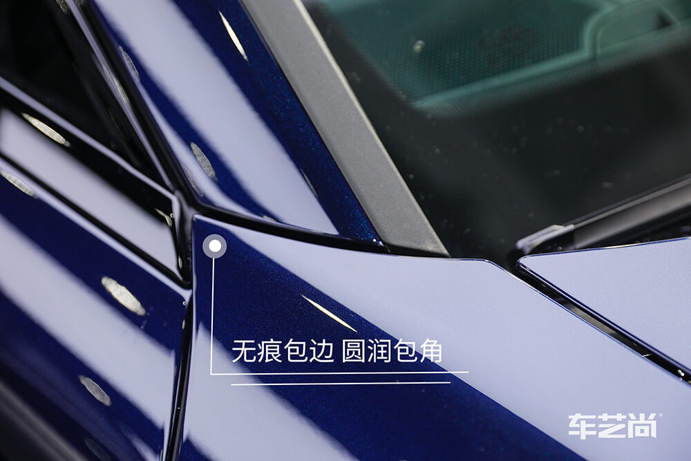 保時捷帕拉梅拉施工威固漆面保護膜效果展示（圖一）