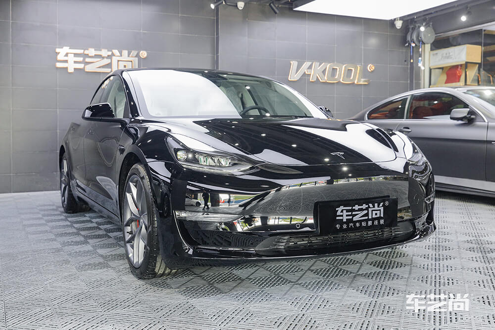 特斯拉Model 3施工威固漆面保護膜效果展示（五）