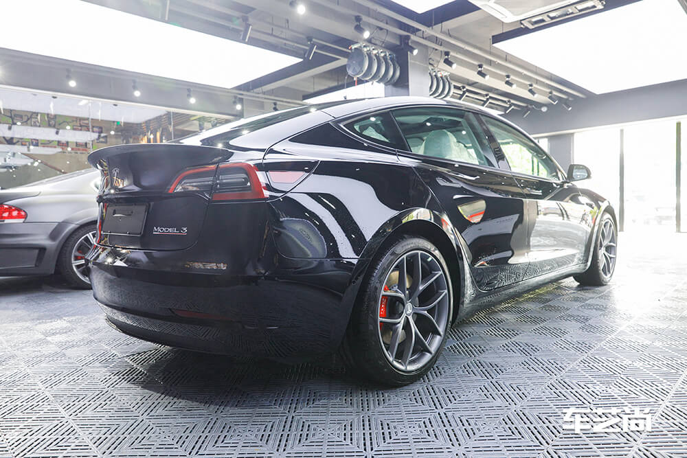 特斯拉Model 3施工威固漆面保護膜效果展示（六）
