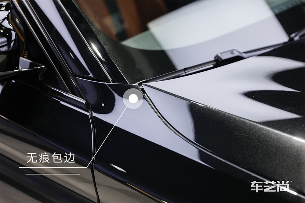 寶馬M5黑色施工威固漆面保護(hù)膜過(guò)程及效果展示（圖十六）