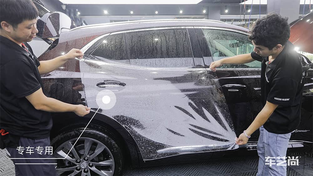 施工威固漆面保護(hù)膜專車專用