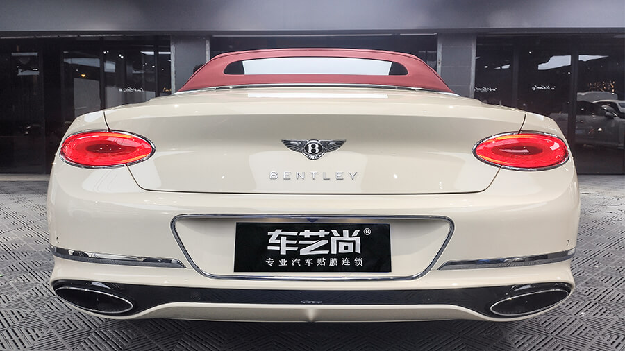 豪華跑車賓利歐陸GT施工威固VP70隔熱膜（圖9）