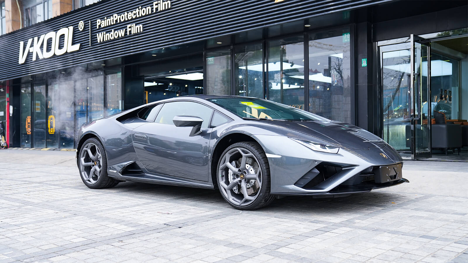 蘭博基尼Huracan灰色施工威固V10車(chē)衣